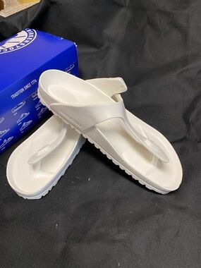 Birkenstock White EVA Thong Sandals for Women